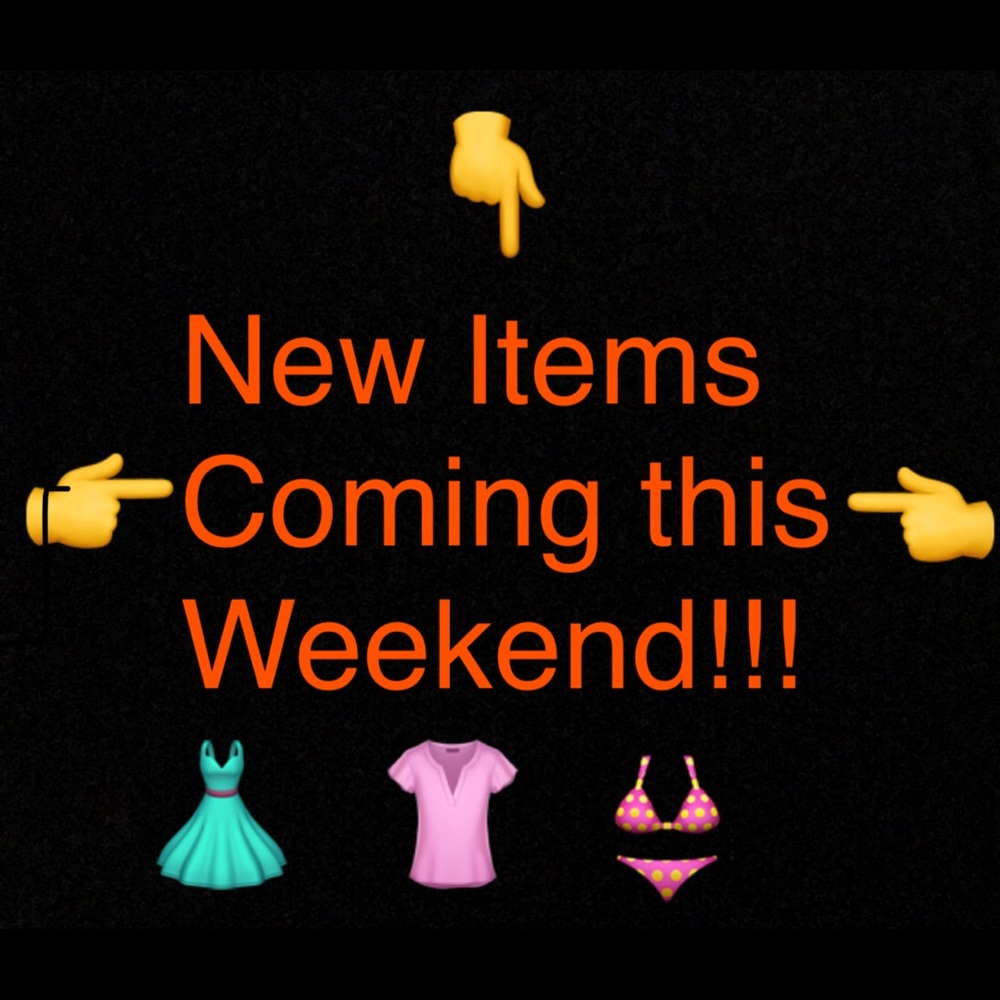 New Items Coming soon